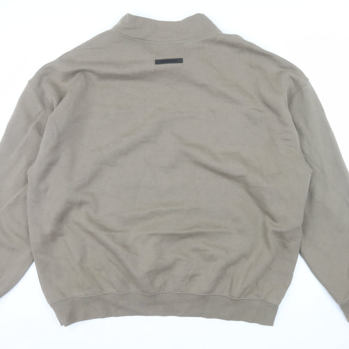 Fear of God Essentials Men's Brown XL Pullover Sweatshirt