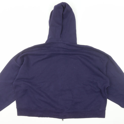 Abercrombie & Fitch Men's Blue Full Zip Hoodie XL Relaxed Fit