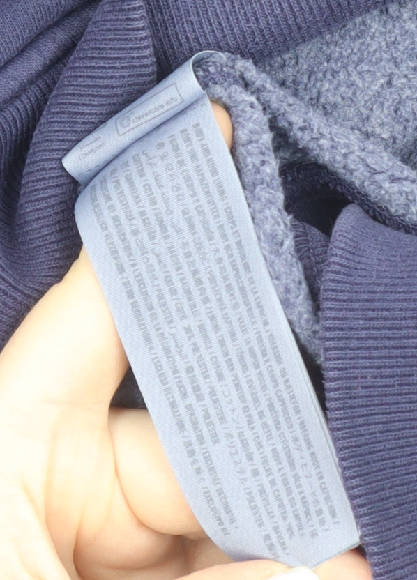 Abercrombie & Fitch Men's Blue Full Zip Hoodie XL Relaxed Fit