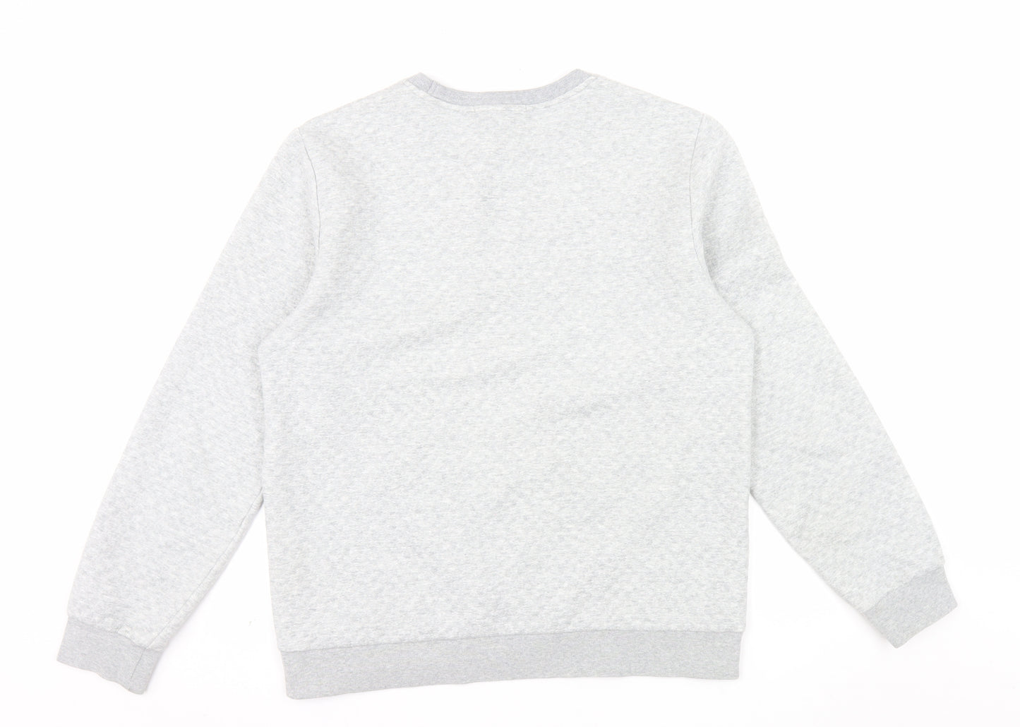 Scotch & Soda Men’s Grey Crew Neck Pullover Sweatshirt L Regular Fit
