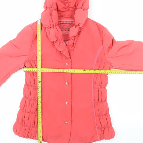 Marks and Spencer Per Una Pink Women's Size 10 Shower Resistant Puffer Jacket