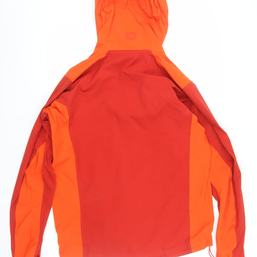 Rab Men's Orange Red Waterproof Hooded Jacket UK L