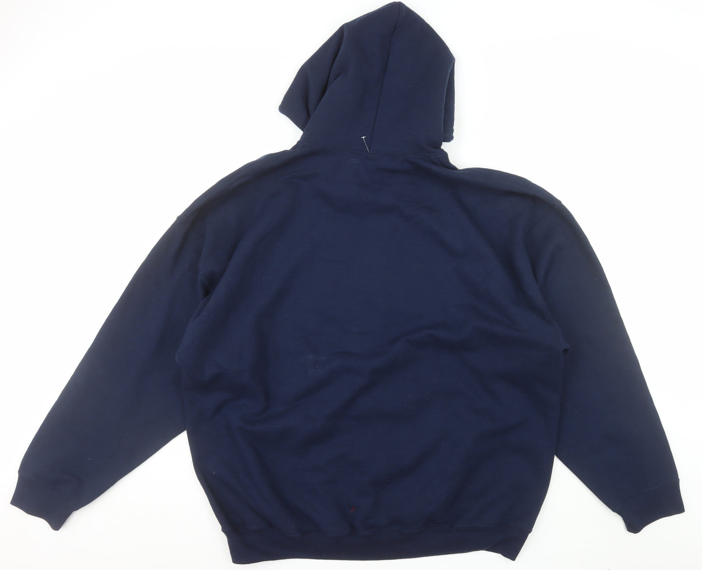 Gildan Men's Blue 2XL Pullover Hoodie Bears Graphic Heavyweight Sweatshirt