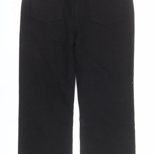 Minueto Women Black 2XL Straight Studded Jeans