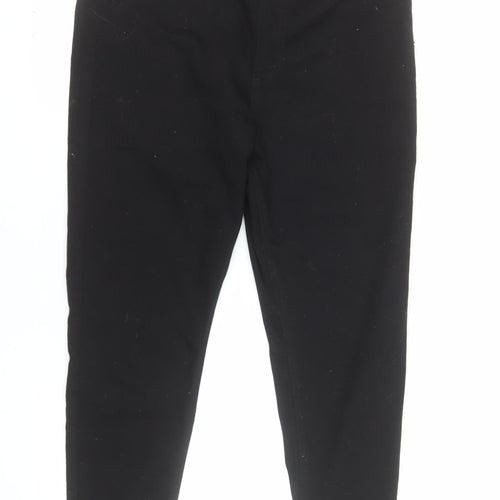 Marks and Spencer Women Black Size 16 Short Jegging Slim Fit Jeans