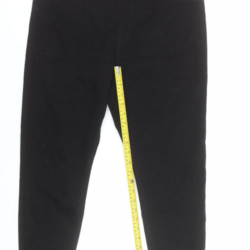 Marks and Spencer Women Black Size 16 Short Jegging Slim Fit Jeans