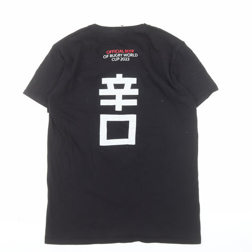 Fruit of the Loom Men's Black Asahi Rugby World Cup 2023 T-Shirt Size S