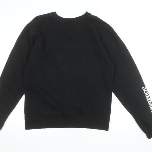 Badwood Men's Black Graphic Pullover Sweatshirt Size S