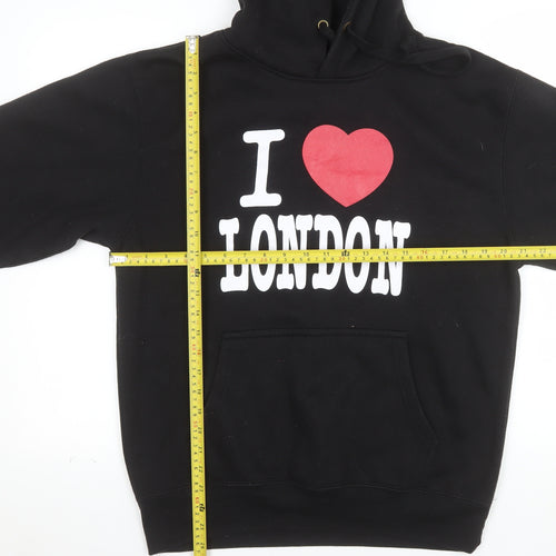 Zone One Men's Black I Love London Pullover Hoodie Size M