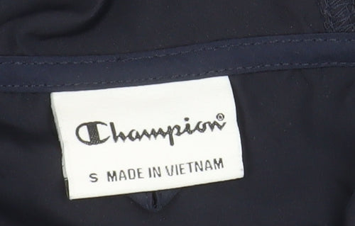 Champion Men’s Blue UCR Hooded Anorak Jacket Size S Windproof