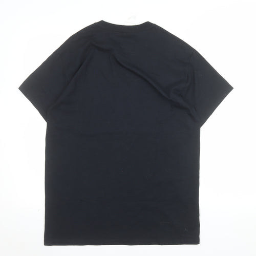 Level Up Black Graphic T-Shirt Men’s Medium 100% Cotton Retro Gaming Style