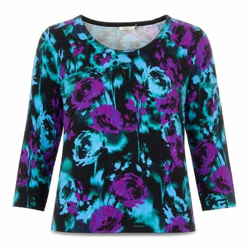 Precis Petite Women’s Multicoloured Floral Jersey Blouse XS