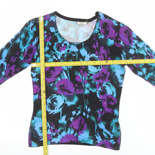 Precis Petite Women’s Multicoloured Floral Jersey Blouse XS