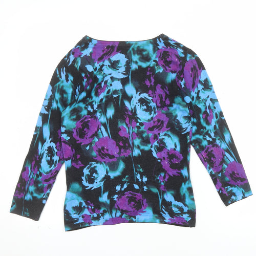 Precis Petite Women’s Multicoloured Floral Jersey Blouse XS