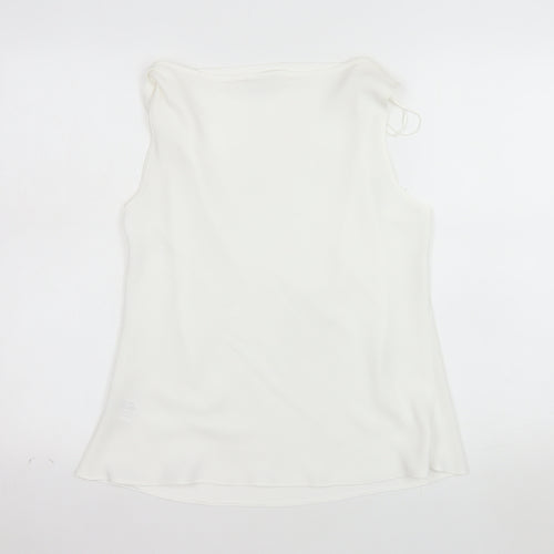 Roman Originals Women’s Ivory Cowl Neck Sleeveless Camisole Top Size 16