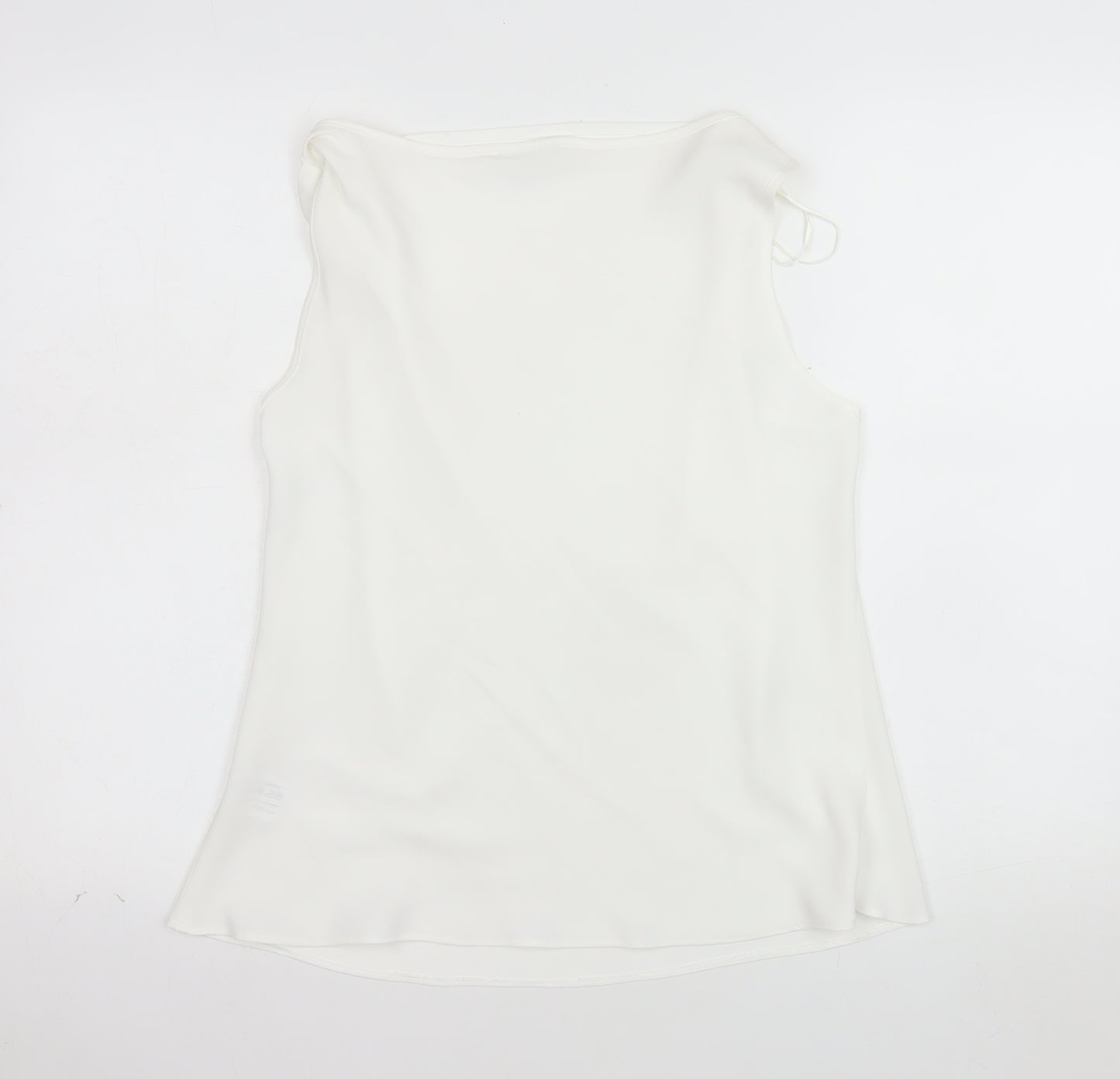 Roman Originals Women’s Ivory Cowl Neck Sleeveless Camisole Top Size 16