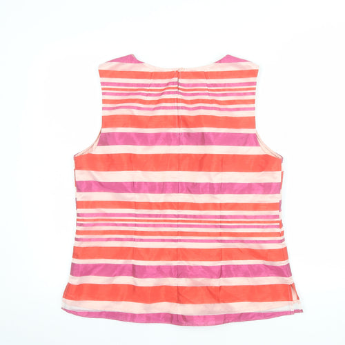 Principles Women’s Multicoloured Striped Sleeveless Blouse Size 14