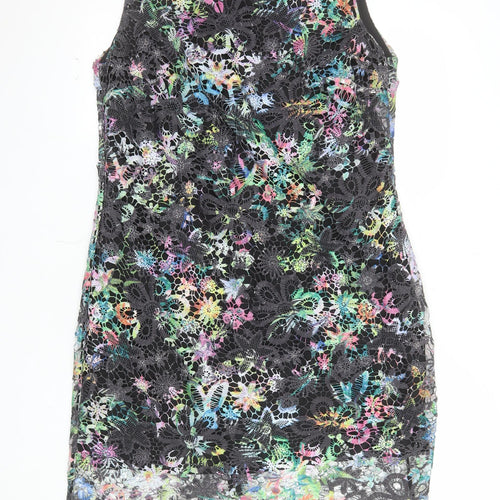 Surpana Women’s Multicoloured Lace Sheath Party Dress Size 2XL