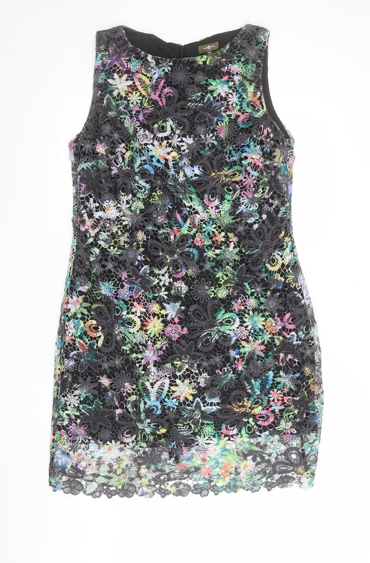 Surpana Women’s Multicoloured Lace Sheath Party Dress Size 2XL
