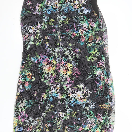 Surpana Women’s Multicoloured Lace Sheath Party Dress Size 2XL