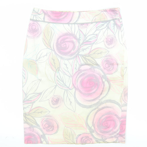 Coast Women’s Multicoloured Floral Pencil Skirt Size 8