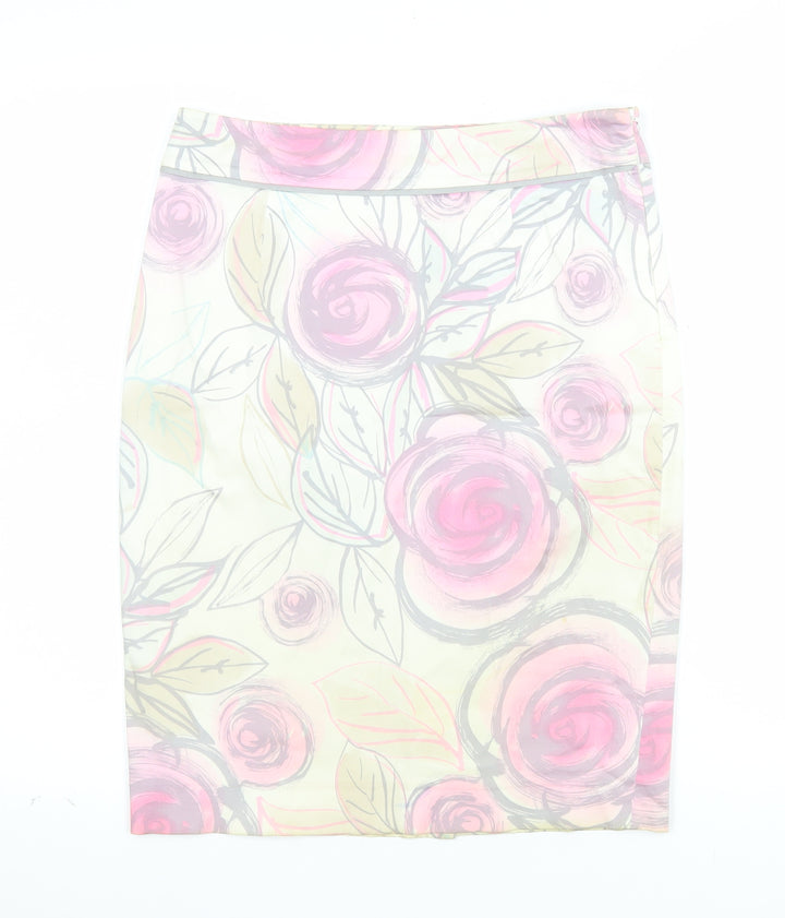 Coast Women’s Multicoloured Floral Pencil Skirt Size 8