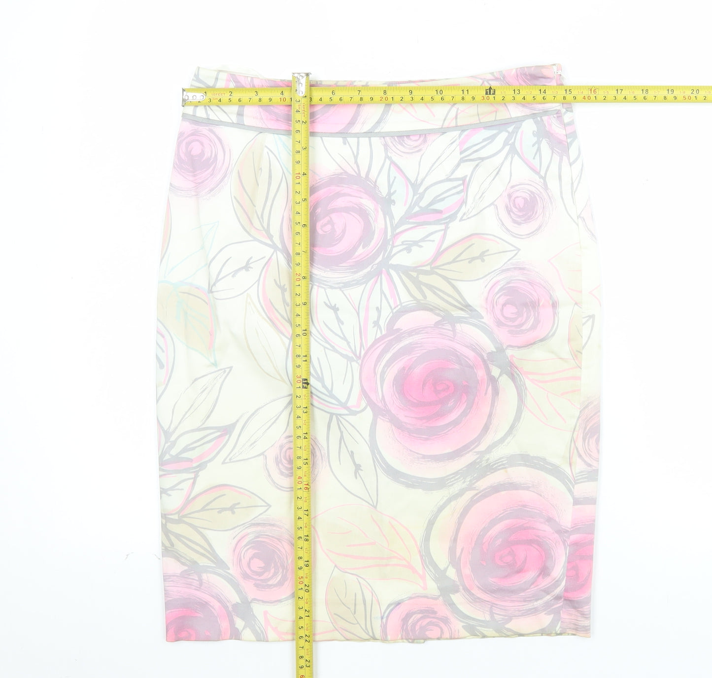 Coast Women’s Multicoloured Floral Pencil Skirt Size 8