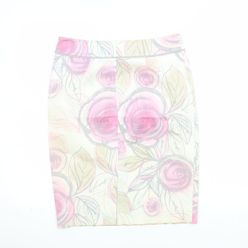 Coast Women’s Multicoloured Floral Pencil Skirt Size 8