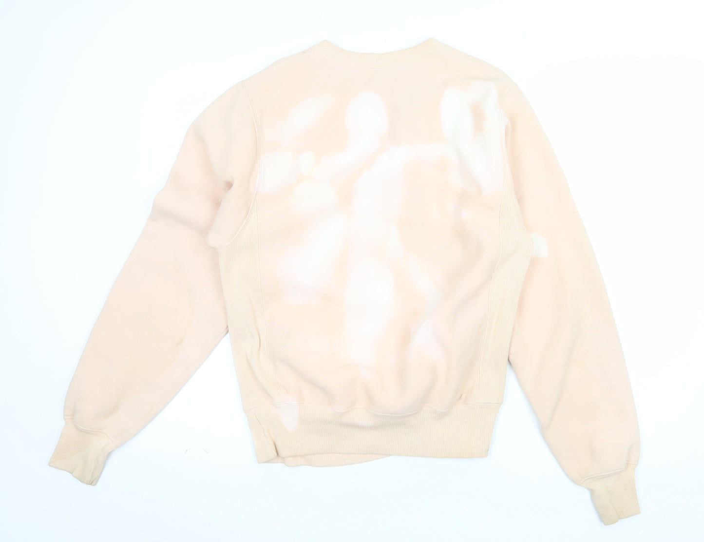 Champion Men Beige XS Reverse Weave Pullover Sweatshirt
