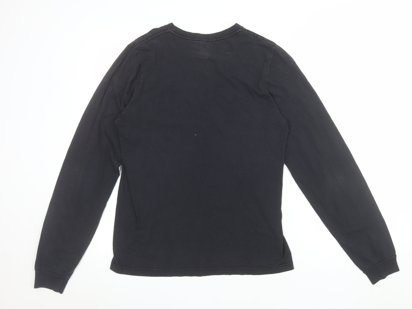 Reebok Men's Black Long Sleeve Sharks Hockey T-Shirt Size S