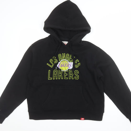 Sportiqe Men's Black Los Angeles Lakers Pullover Hoodie M