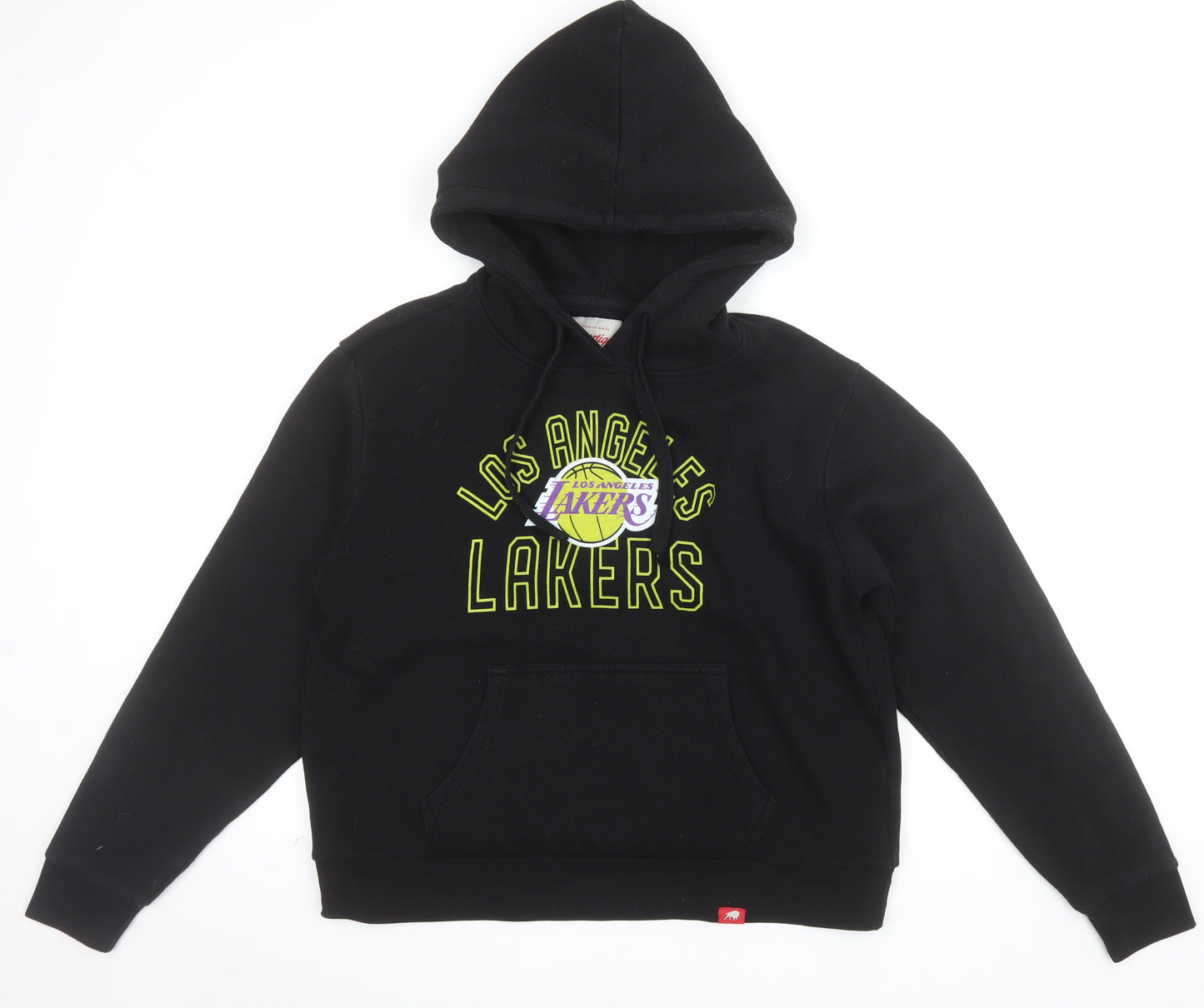 Sportiqe Men's Black Los Angeles Lakers Pullover Hoodie M
