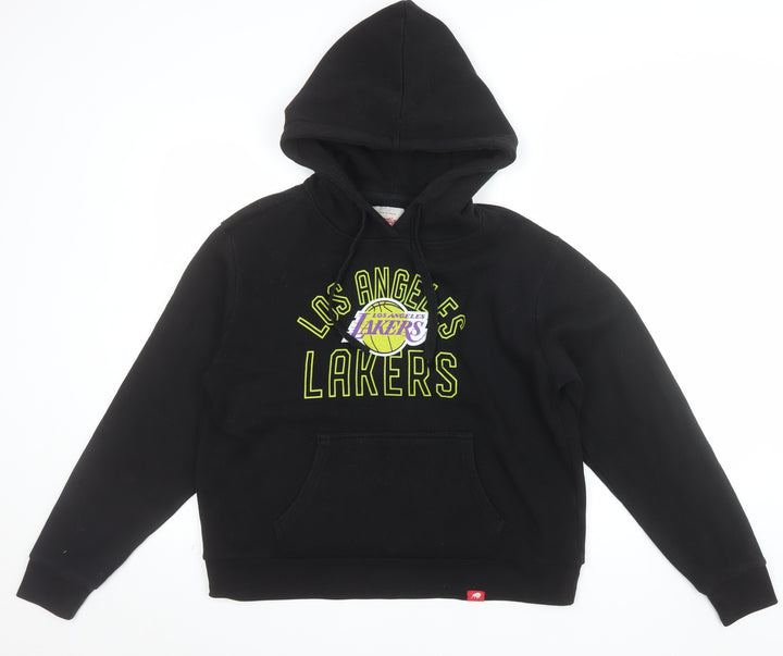 Sportiqe Men's Black Los Angeles Lakers Pullover Hoodie M
