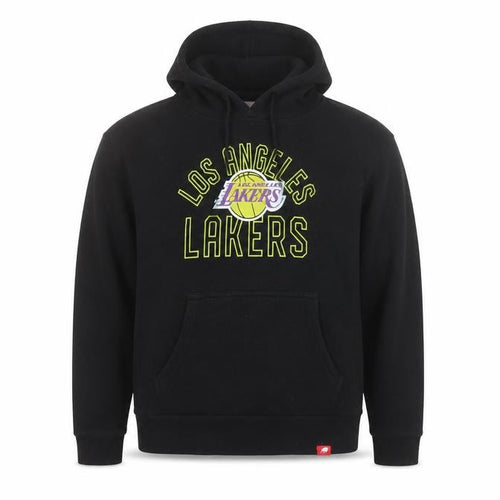 Sportiqe Men's Black Los Angeles Lakers Pullover Hoodie M
