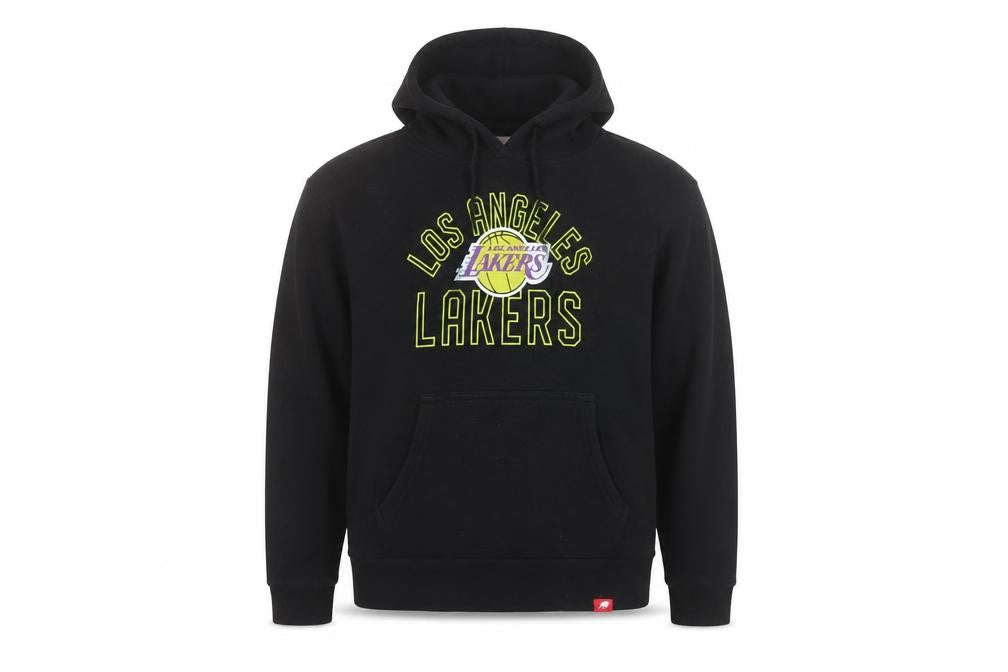 Sportiqe Men's Black Los Angeles Lakers Pullover Hoodie M