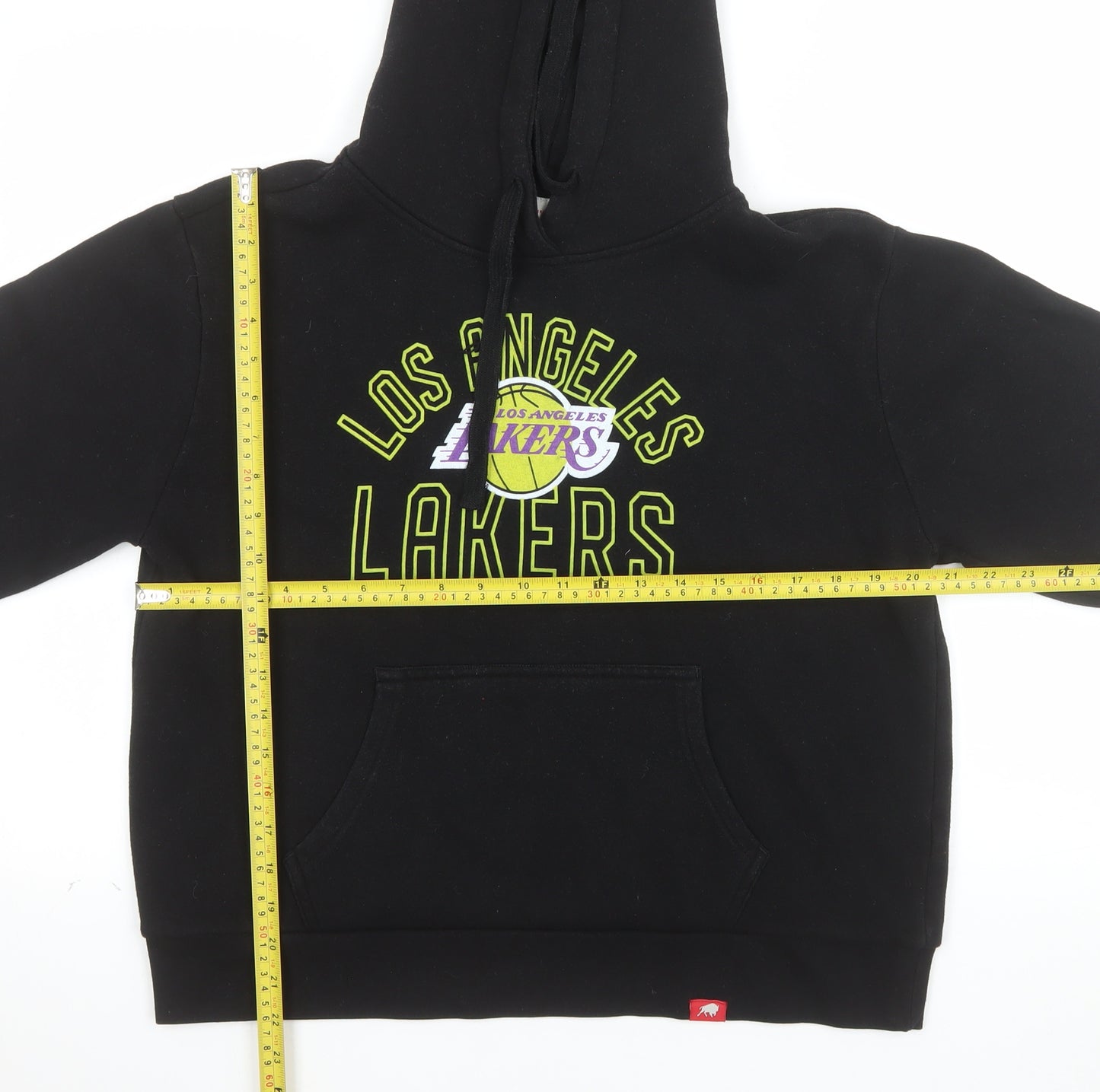 Sportiqe Men's Black Los Angeles Lakers Pullover Hoodie M