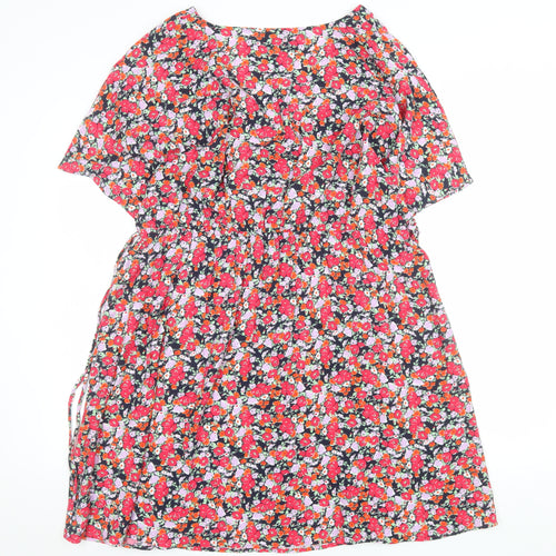 Marks and Spencer Womens Multicoloured Floral Size 20 Wrap Dress