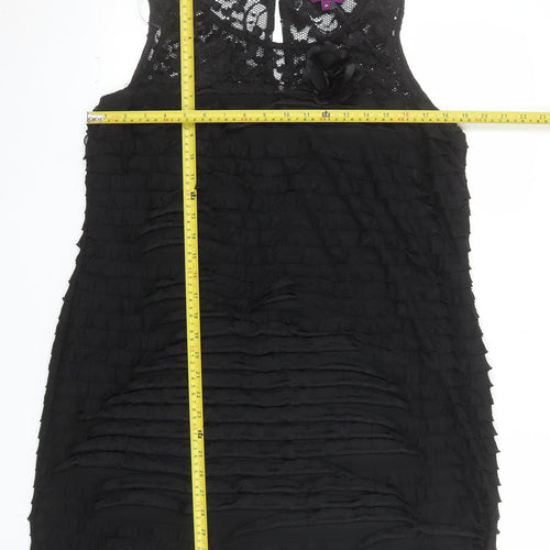 New Look Inspire Women's Black Size 20 Lace Shift Dress