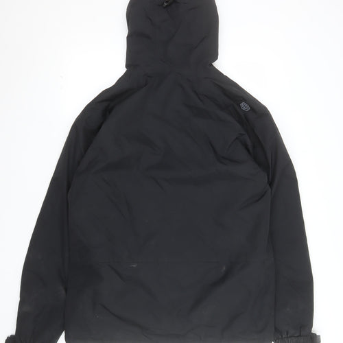 Animal Mens Black Hooded Puffer Jacket Size M Water Resistant