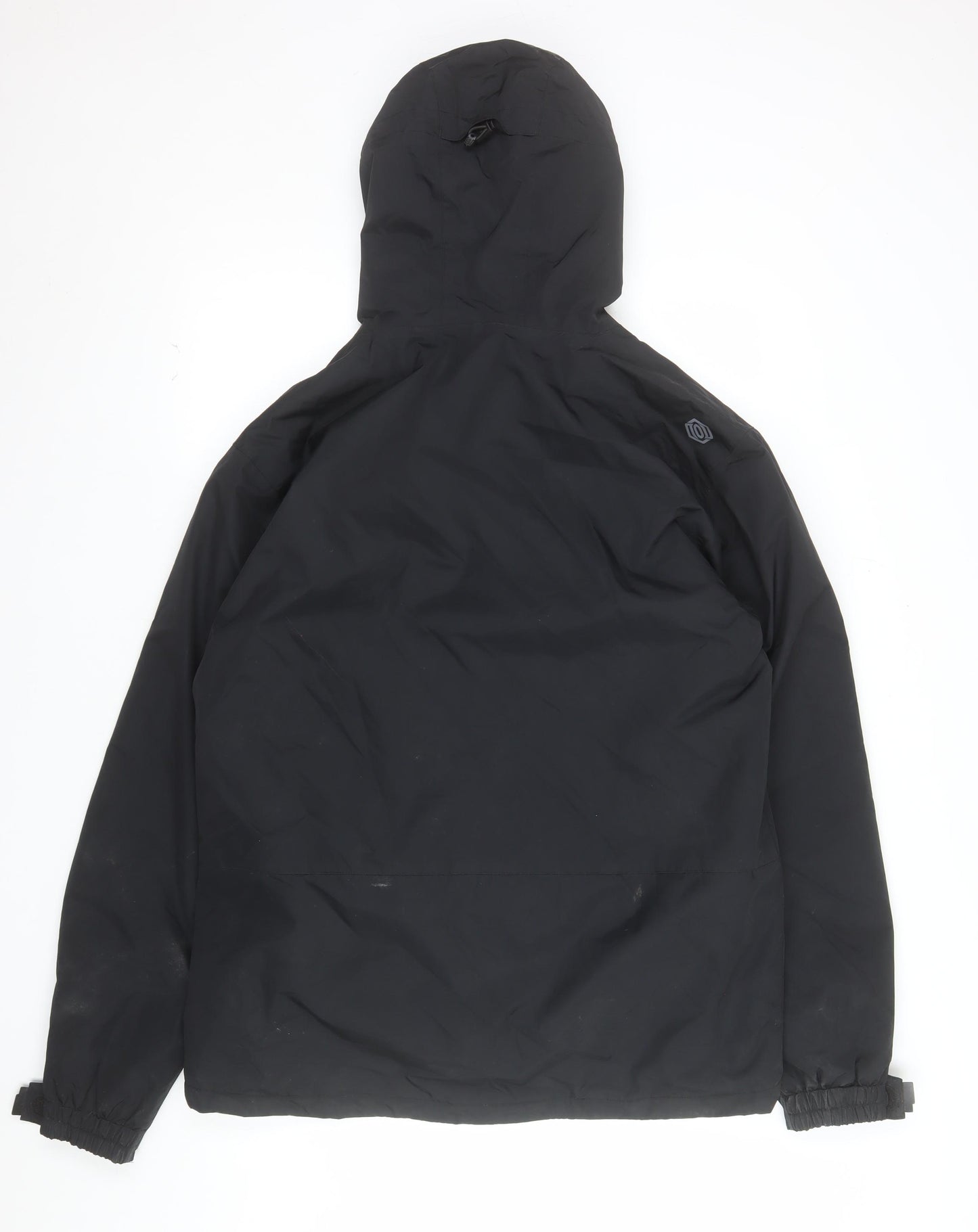 Animal Mens Black Hooded Puffer Jacket Size M Water Resistant