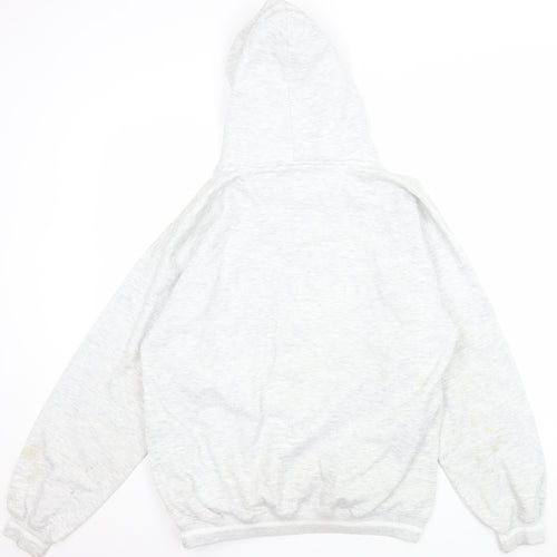 Gear For Sports Men’s Grey Henley Hoodie Medium University Graphic