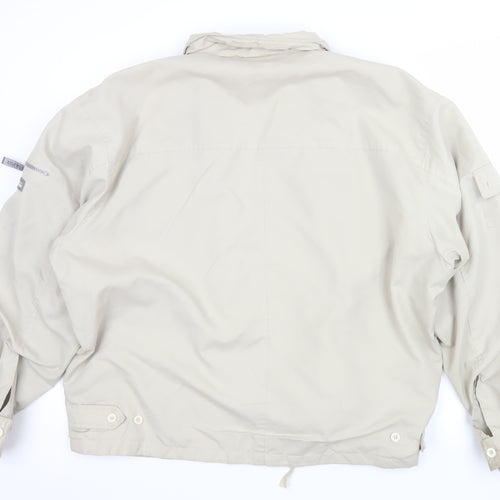 Scott & Fox Men's Beige Full Zip Polyester Jacket L