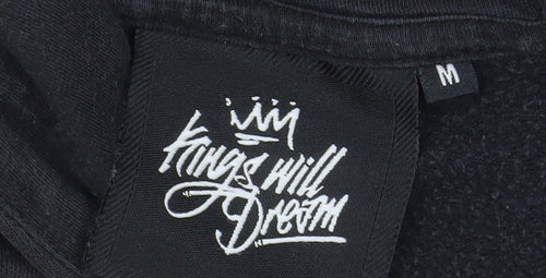 Kings Will Dream Men's Black Pullover Hoodie M Logo Fleece