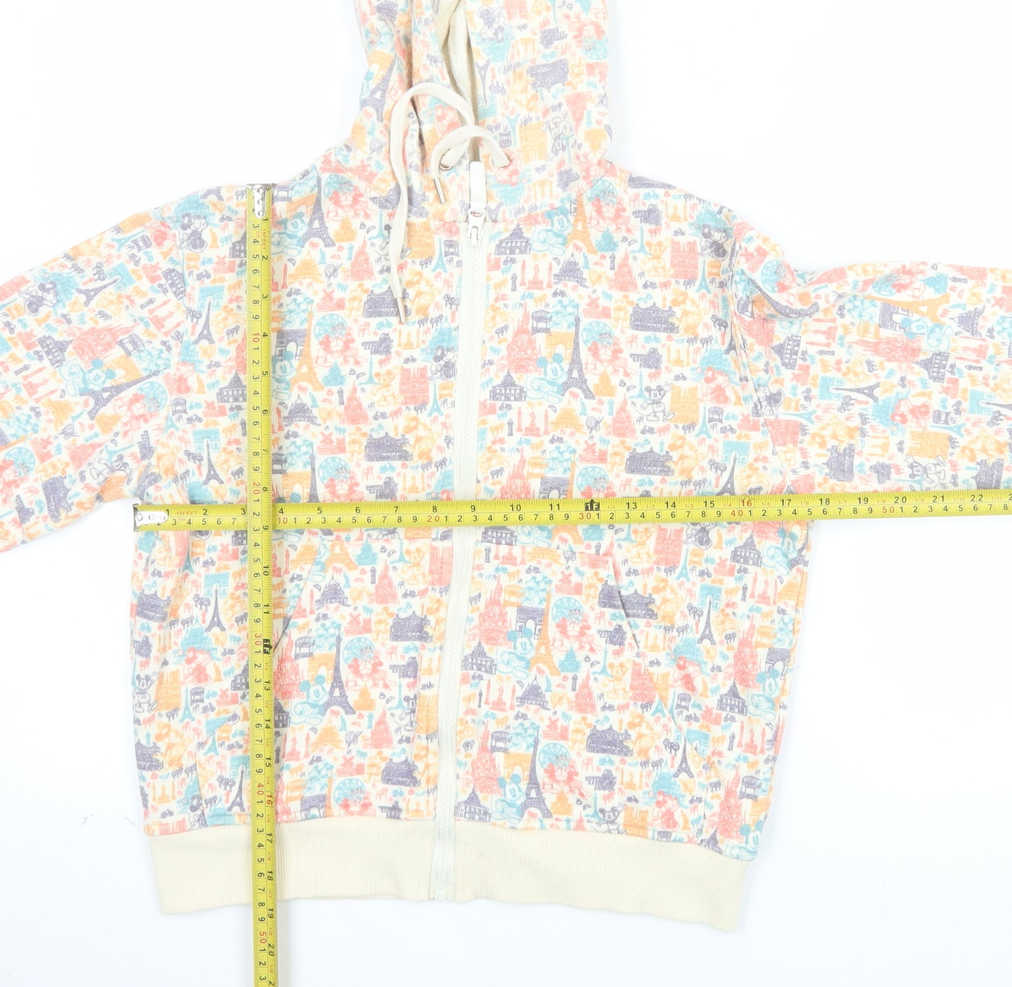 Bensimon Disneyland Paris Womens Multicoloured XS Full Zip Hoodie