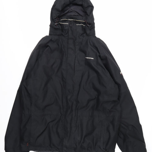 Craghoppers Men's Black Waterproof Hooded Rain Jacket L