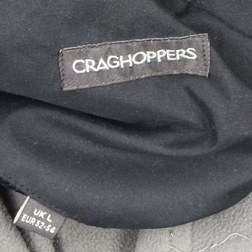 Craghoppers Men's Black Waterproof Hooded Rain Jacket L