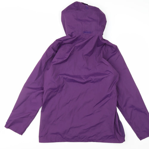 Regatta Women's Purple Waterproof Hooded Rain Jacket Size 14