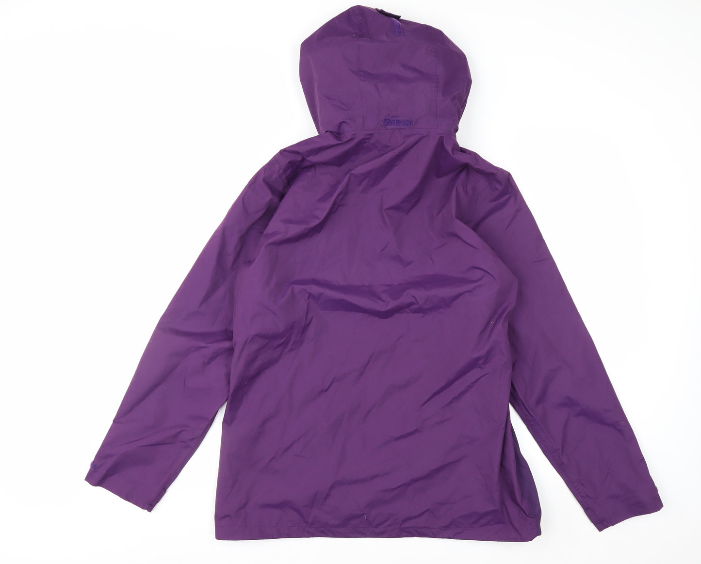 Regatta Women's Purple Waterproof Hooded Rain Jacket Size 14