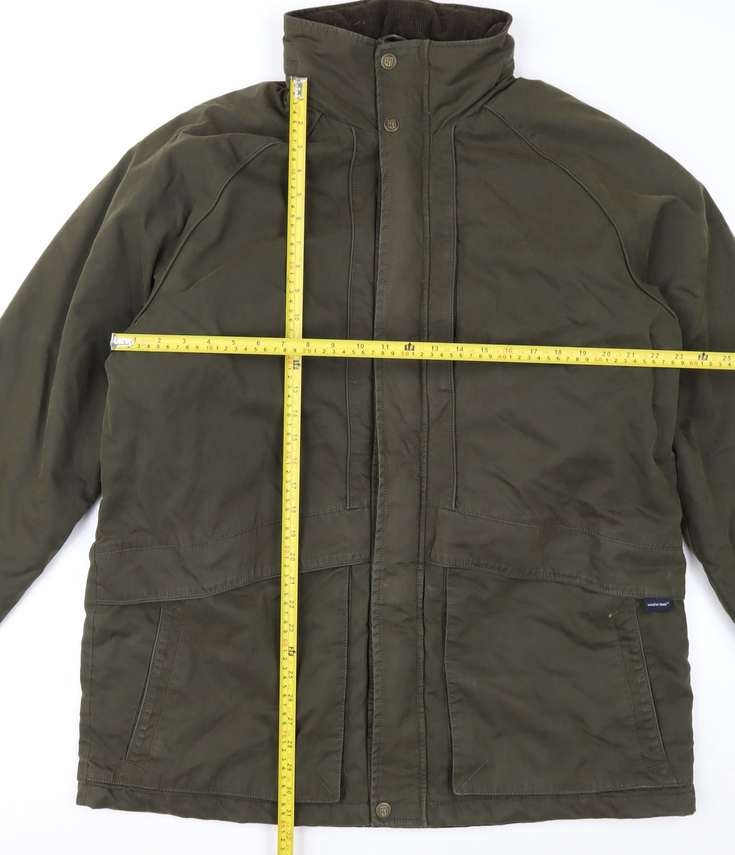 Marks and Spencer Men's Green XL Parka Jacket Water Resistant
