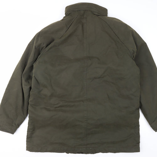 Marks and Spencer Men's Green XL Parka Jacket Water Resistant